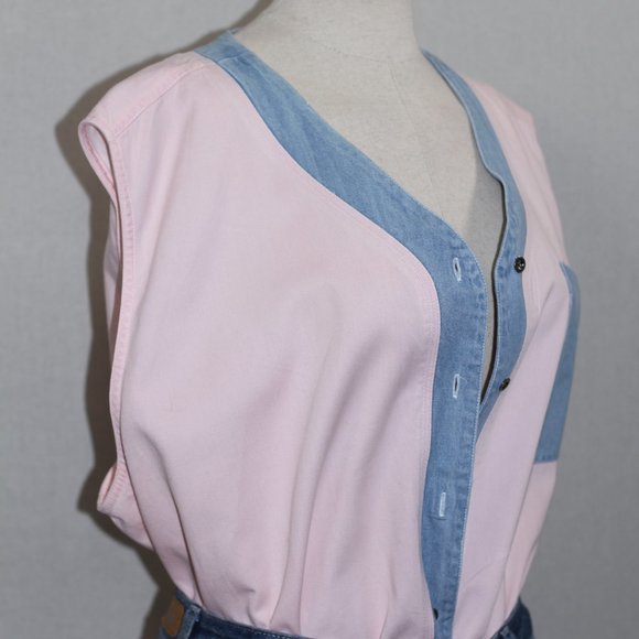 Fitting Image Pink & Blue Blouse - Picture 10 of 15